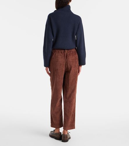 Pantalones anchos en pana de algodón - Brunello Cucinelli - Modalova