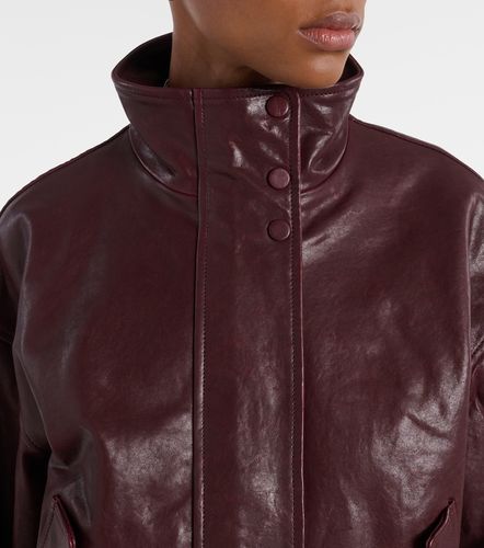 Cropped-Lederjacke Bateman - Veronica Beard - Modalova