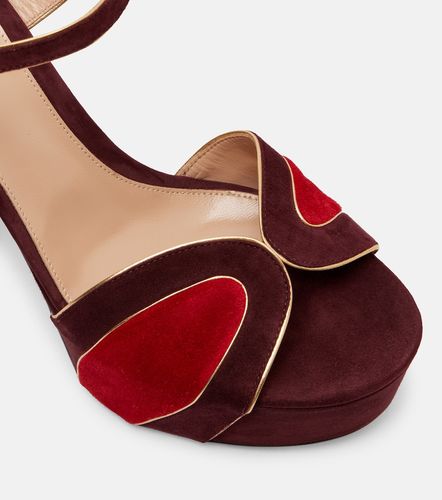 Suede platform sandals - Gianvito Rossi - Modalova