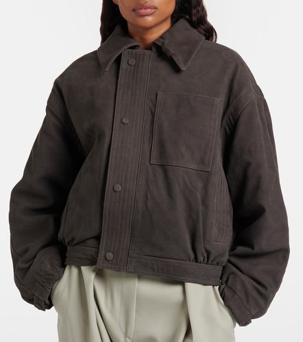 Blouson aus Veloursleder mit Shearling - Victoria Beckham - Modalova