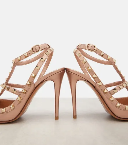 Rockstud 100 metallic leather pumps - Valentino Garavani - Modalova