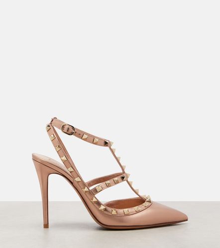 Rockstud 100 metallic leather pumps - Valentino Garavani - Modalova