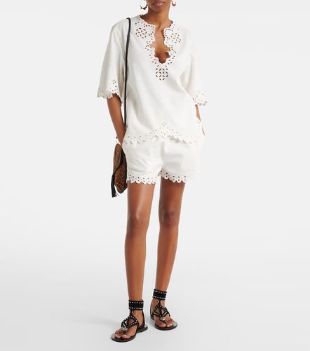 Shorts Balyme de algodón bordados - Marant Etoile - Modalova