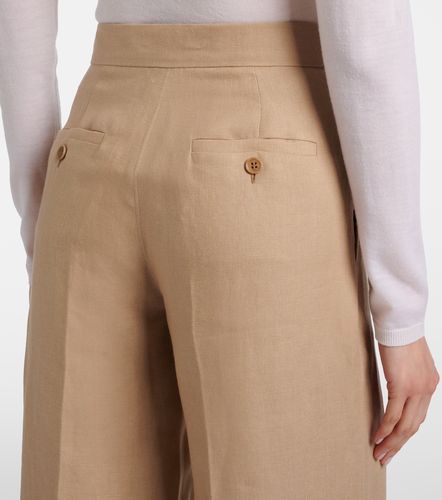 Max Mara Weite Hose Big aus Leinen - Max Mara - Modalova