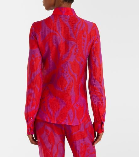 Camisa Cloudy de seda estampada - Dries Van Noten - Modalova