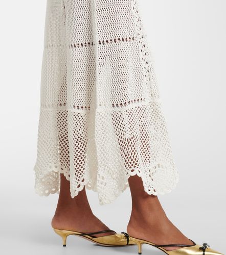 Abito midi in crochet di cotone - Erdem - Modalova