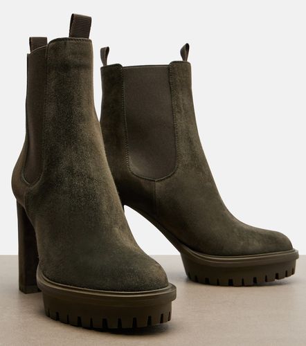 Ankle Boots Barry aus Veloursleder - Gianvito Rossi - Modalova