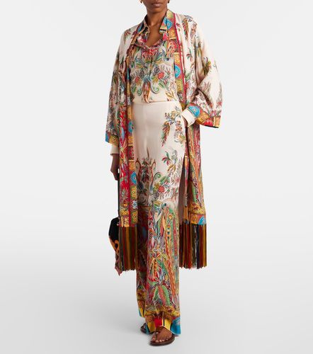 Etro Printed silk palazzo pants - Etro - Modalova