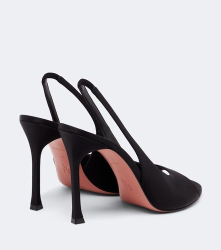 Amina Muaddi Alexa satin slingbacks - Amina Muaddi - Modalova