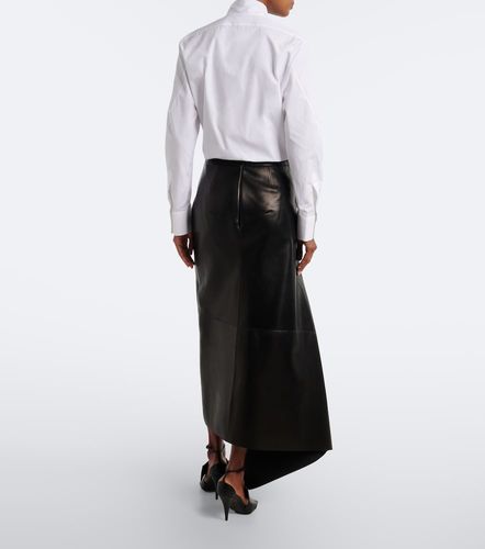 Asymmetric leather maxi skirt - Givenchy - Modalova