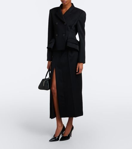 Givenchy Falda midi de lana plisada - Givenchy - Modalova