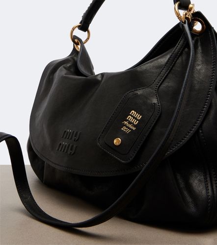 Rendezâvous leather top-handle bag - Miu Miu - Modalova