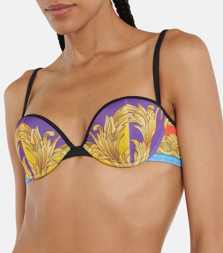 Versace Top bikini con stampa - Versace - Modalova