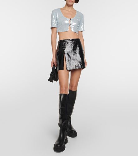 Ganni Sequined crop top - Ganni - Modalova