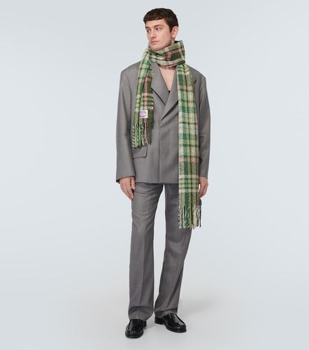 Bufanda a cuadros con flecos - Acne Studios - Modalova