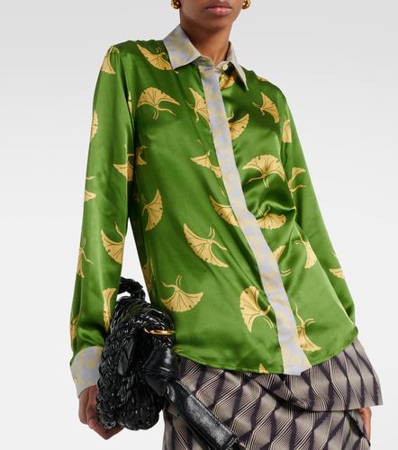 Camisa de mezcla de seda estampada - Dries Van Noten - Modalova