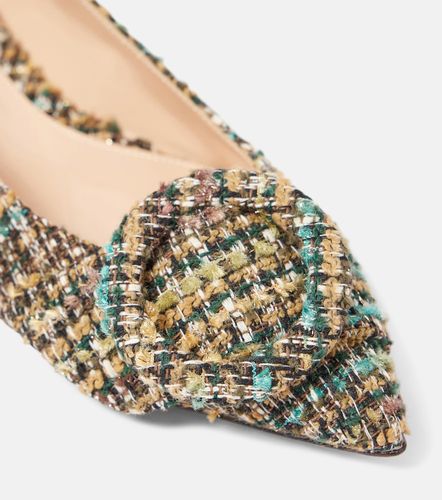 Ballerinas Venezia aus Bouclé - Gianvito Rossi - Modalova