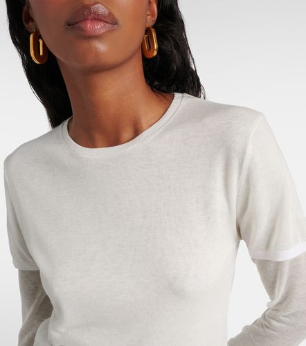 Toteme Top de jersey a capas - Toteme - Modalova