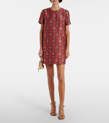 Abito corto Mini Swing in jacquard - La DoubleJ - Modalova