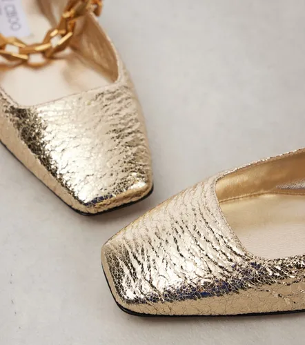 Bailarinas Diamond Tilda de piel metalizada - Jimmy Choo - Modalova