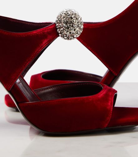 Orb 95 embellished velvet sandals - Jimmy Choo - Modalova