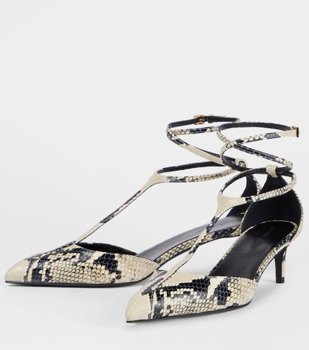 Mia 45 snake-effect leather pumps - Khaite - Modalova