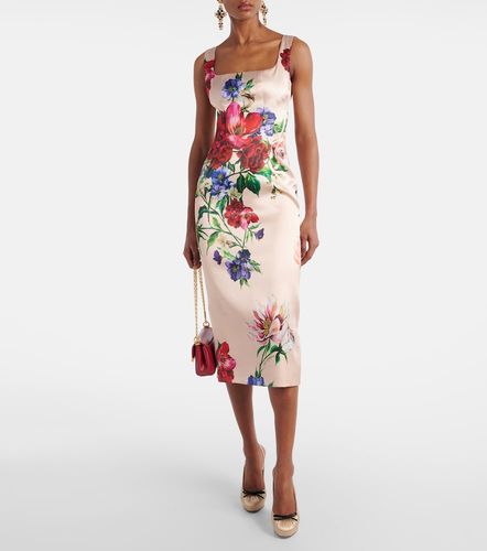 Vally satin platform slingback pumps - Dolce&Gabbana - Modalova