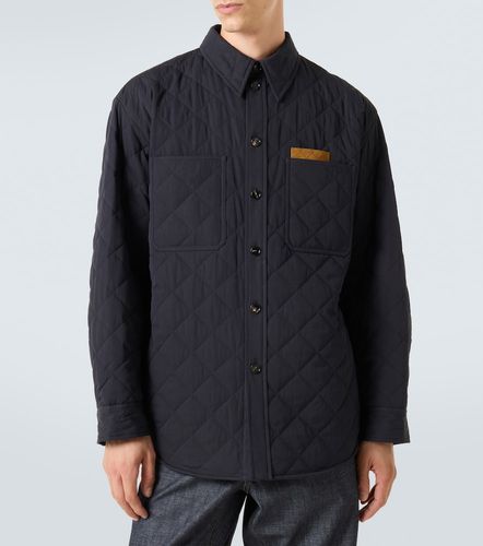 Giacca camicia trapuntata in misto cotone - Bottega Veneta - Modalova