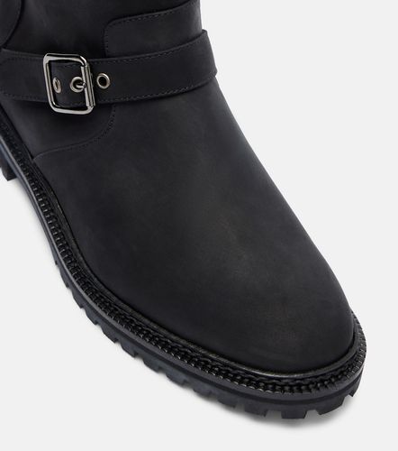 Bikerstiefel Sulaltrosa aus Leder - Manolo Blahnik - Modalova