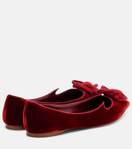 Bailarinas Rose Vivier de terciopelo - Roger Vivier - Modalova