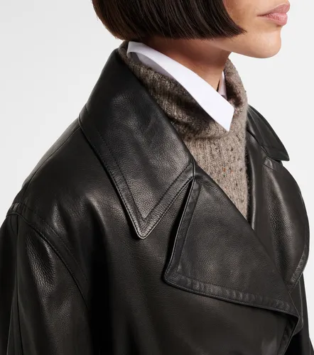 The Row Siempra leather coat - The Row - Modalova