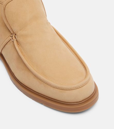 Shearling-lined suede ankle boots - Yves Salomon - Modalova