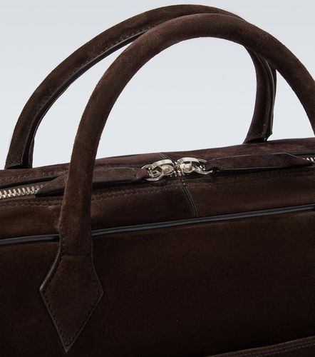 Metier Closer Slim suede briefcase - Metier - Modalova