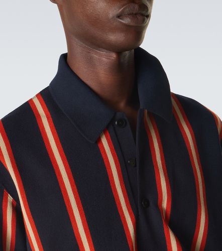 Striped wool polo shirt - Junya Watanabe - Modalova