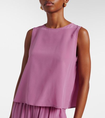 Asceno Sofia silk crepe tank top - Asceno - Modalova