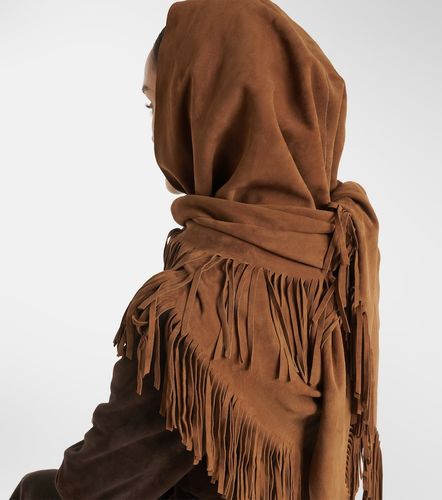 Nour Hammour Fringed suede shawl - Nour Hammour - Modalova