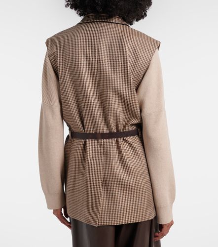 Houndstooth wool-blend vest - Brunello Cucinelli - Modalova