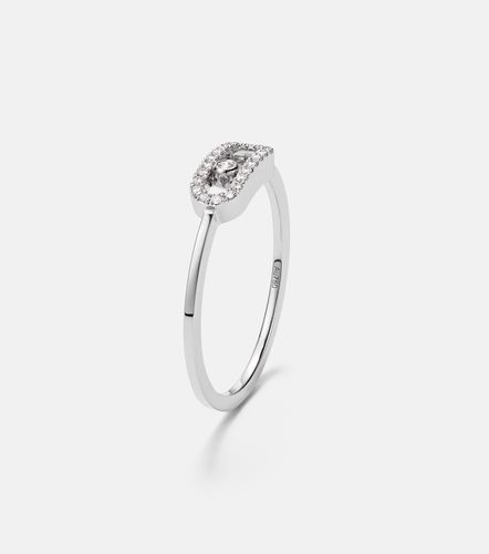 Move Uno 18kt white gold ring with diamonds - Messika - Modalova