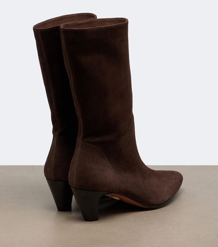 Ankle Boots Slouchy aus Veloursleder - Aquazzura - Modalova