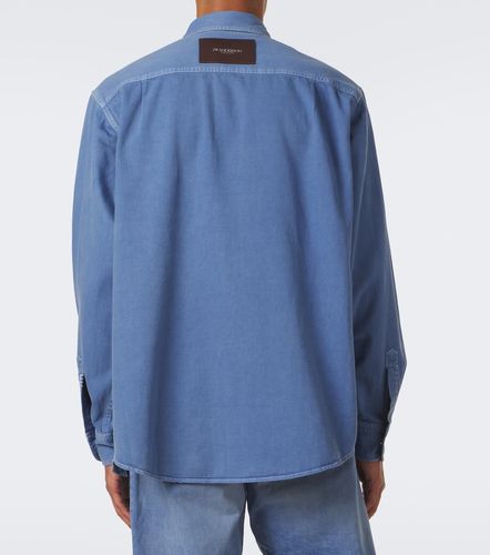 Camisa oversized de sarga de algodón bordada - JW Anderson - Modalova