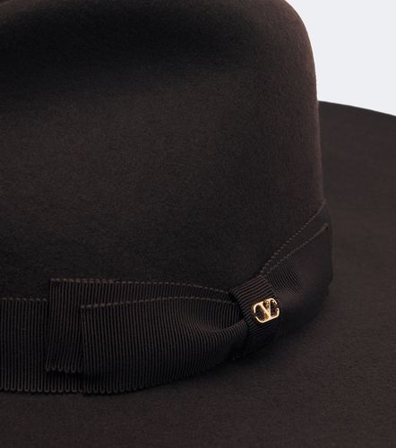 VLogo cashmere felt fedora - Valentino Garavani - Modalova