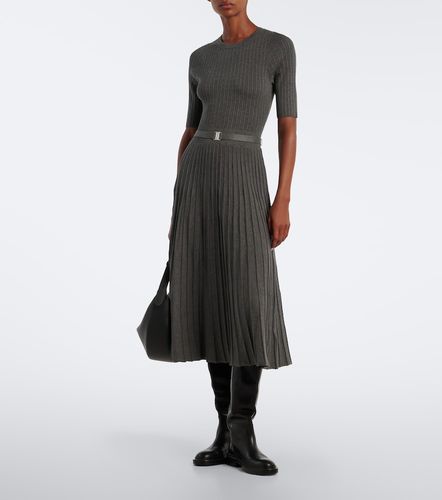 Elthea belted ribbed-knit midi dress - Veronica Beard - Modalova