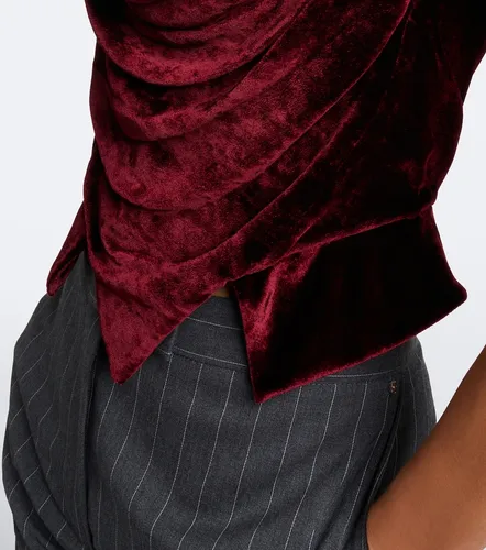 Sunday draped velvet bustier top - Vivienne Westwood - Modalova