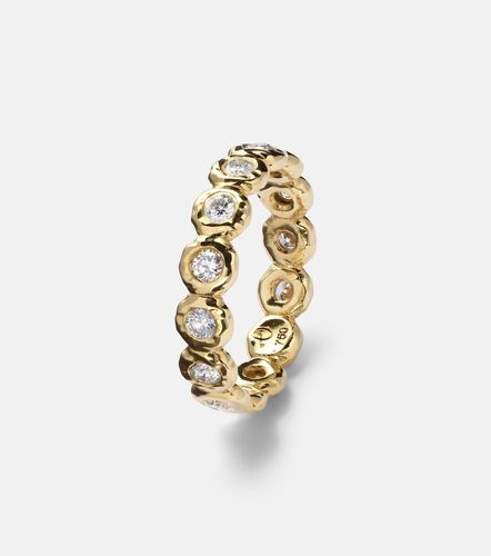 Anillo Nesting Gem de oro de 18 ct con esmeraldas - Octavia Elizabeth - Modalova