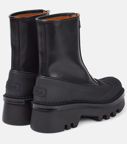 Chloe Raina leather ankle boots - Chloe - Modalova