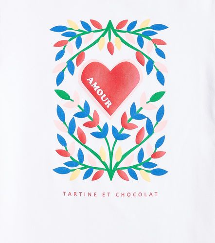 Camiseta de algodón estampada - Tartine et Chocolat - Modalova