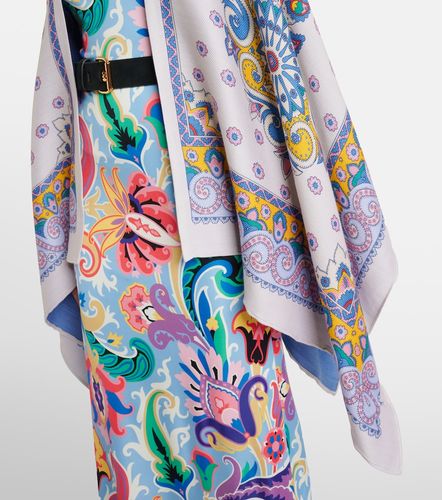 Etro Paisley wool-blend cape - Etro - Modalova