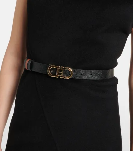 Cinturón Gancini de piel reversible - Ferragamo - Modalova