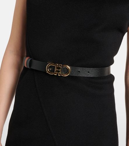 Gancini reversible leather belt - Ferragamo - Modalova