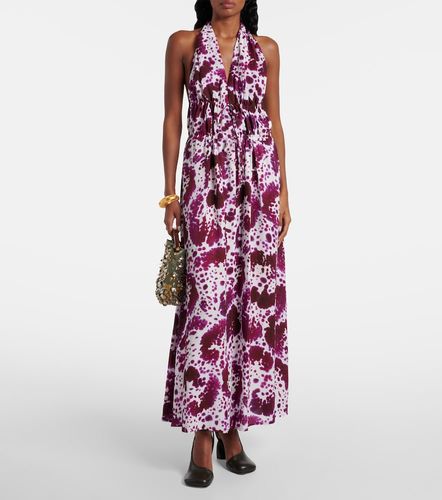 Abito lungo con stampa - Dries Van Noten - Modalova